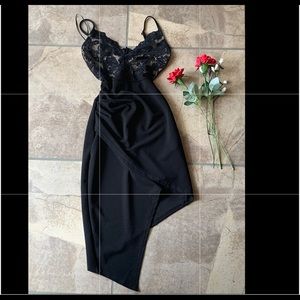 Great Black dress for night party. Black cocktail dress Size 6 Color Black